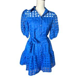 34. Beautiful Royal Blue Britney‎ Mini Dress By YH&Co Size 6/XS